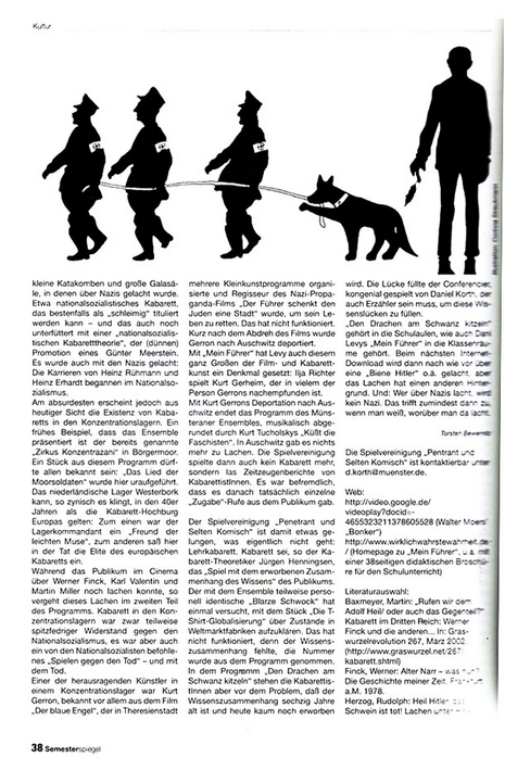 Illustration für den "Semesterspiegel", Münster