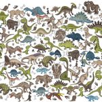 Wimmelbild Dinos