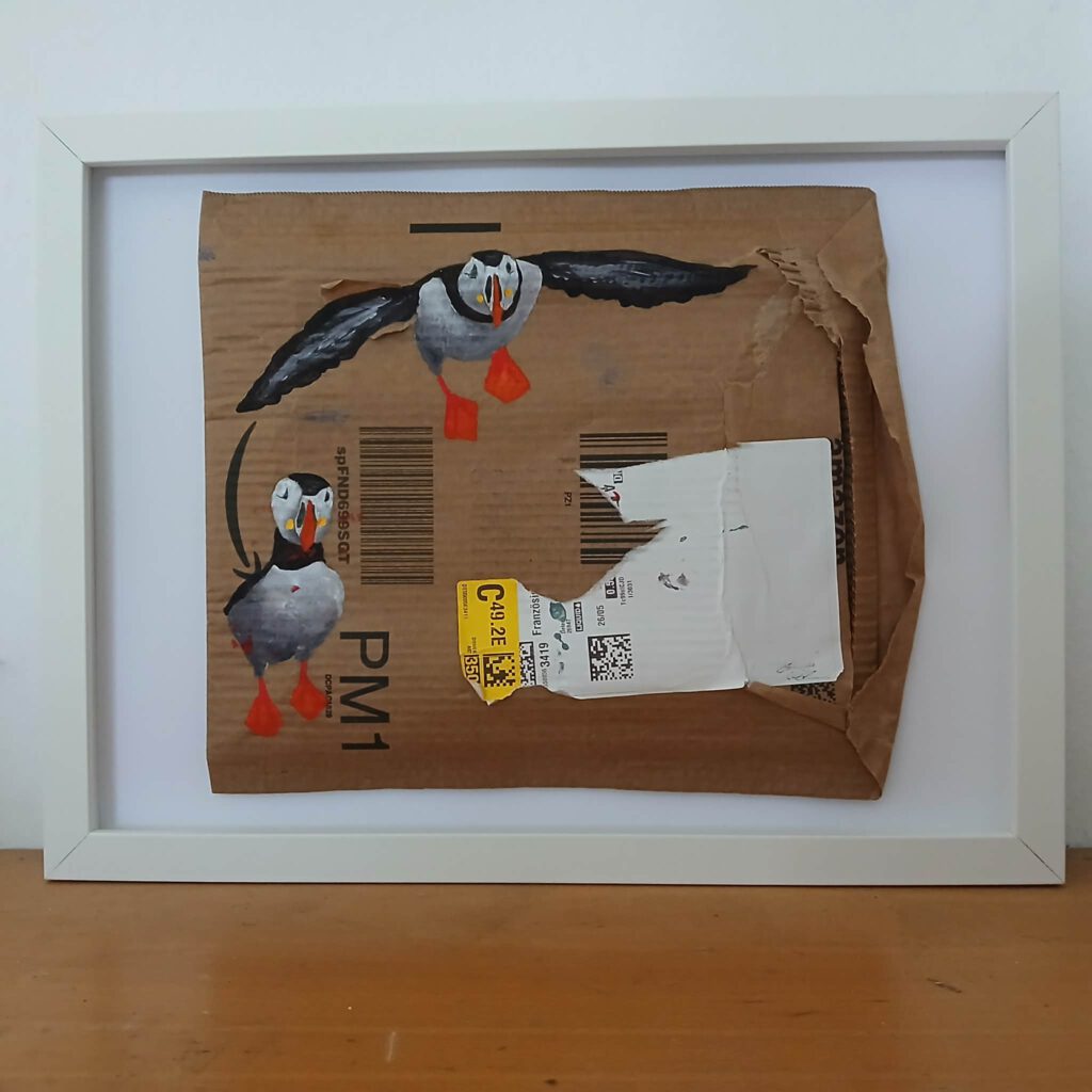 Puffins 44 - 30 x 40 cm