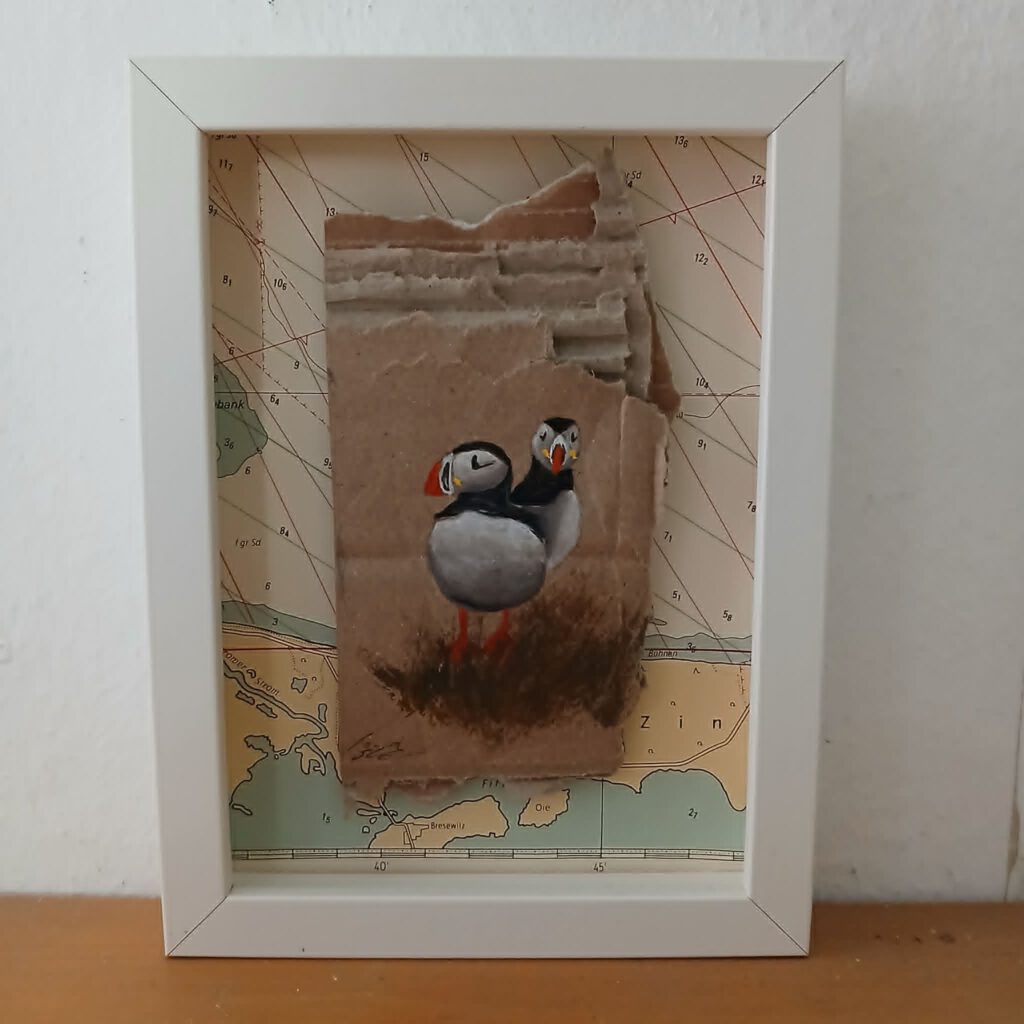 Puffins 45 - 13 x 18 cm