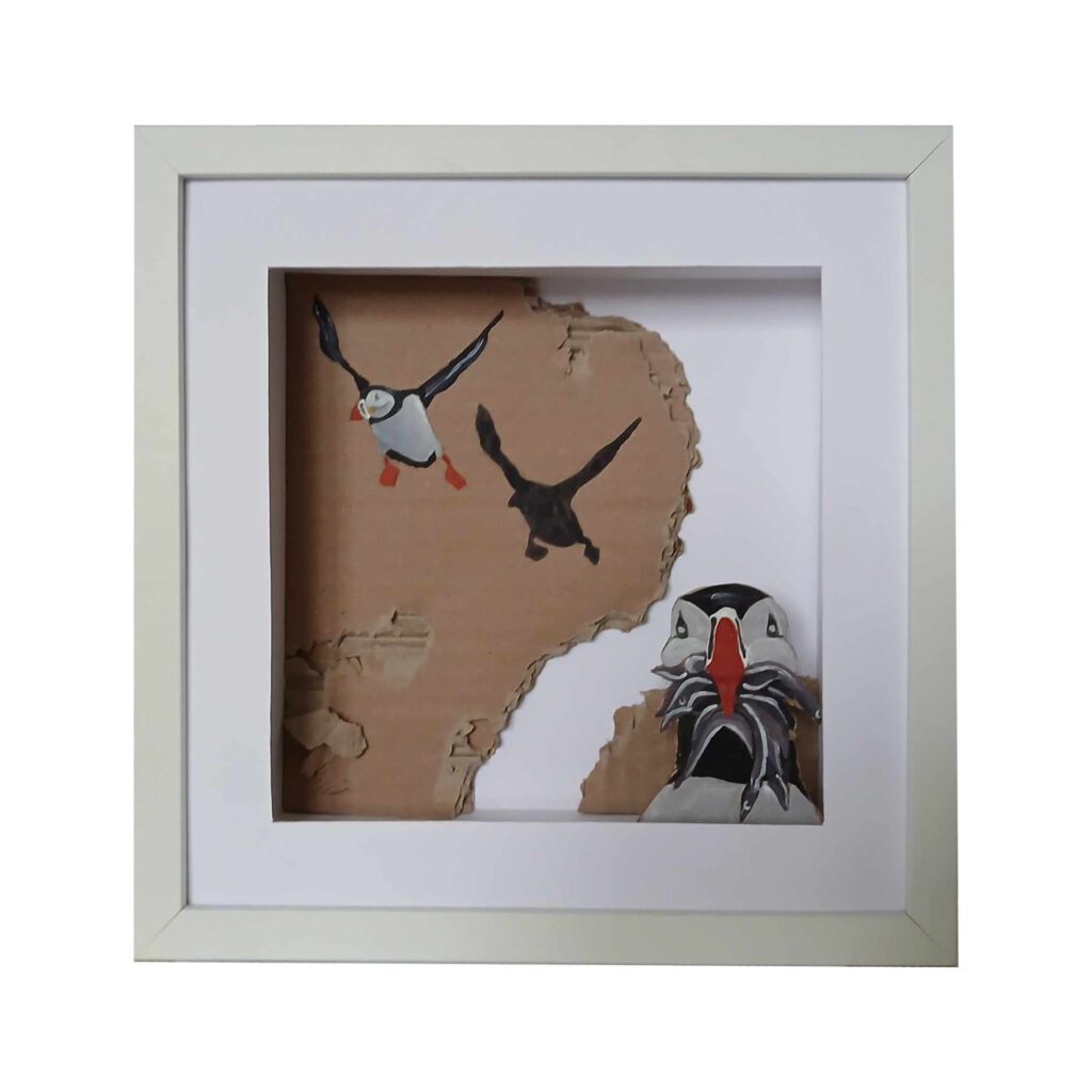 Papageientaucher 26 - 35 x 35 cm