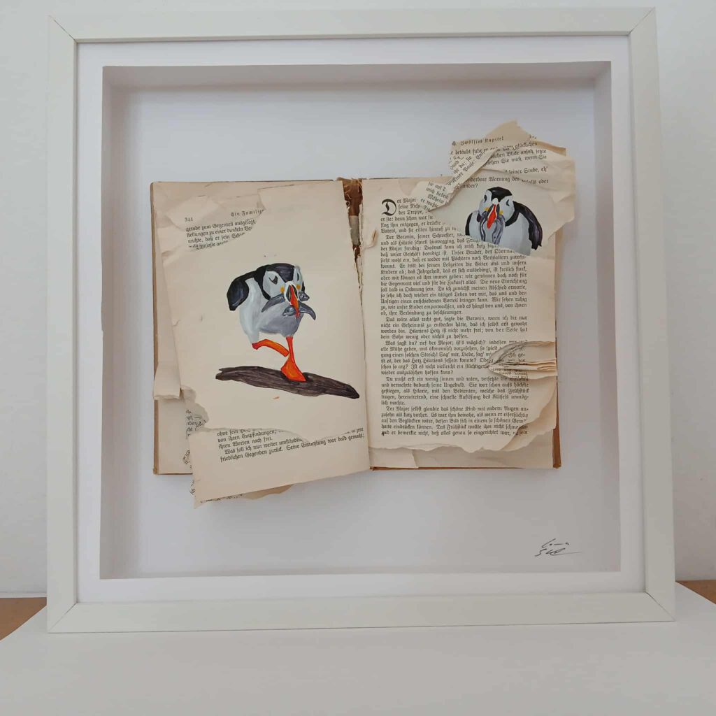 Papageientaucher 24 - 35 x 35 cm