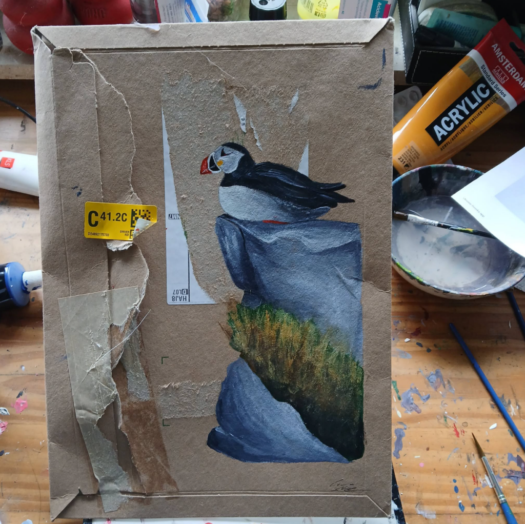 Puffins 46 - 25 x 35 cm